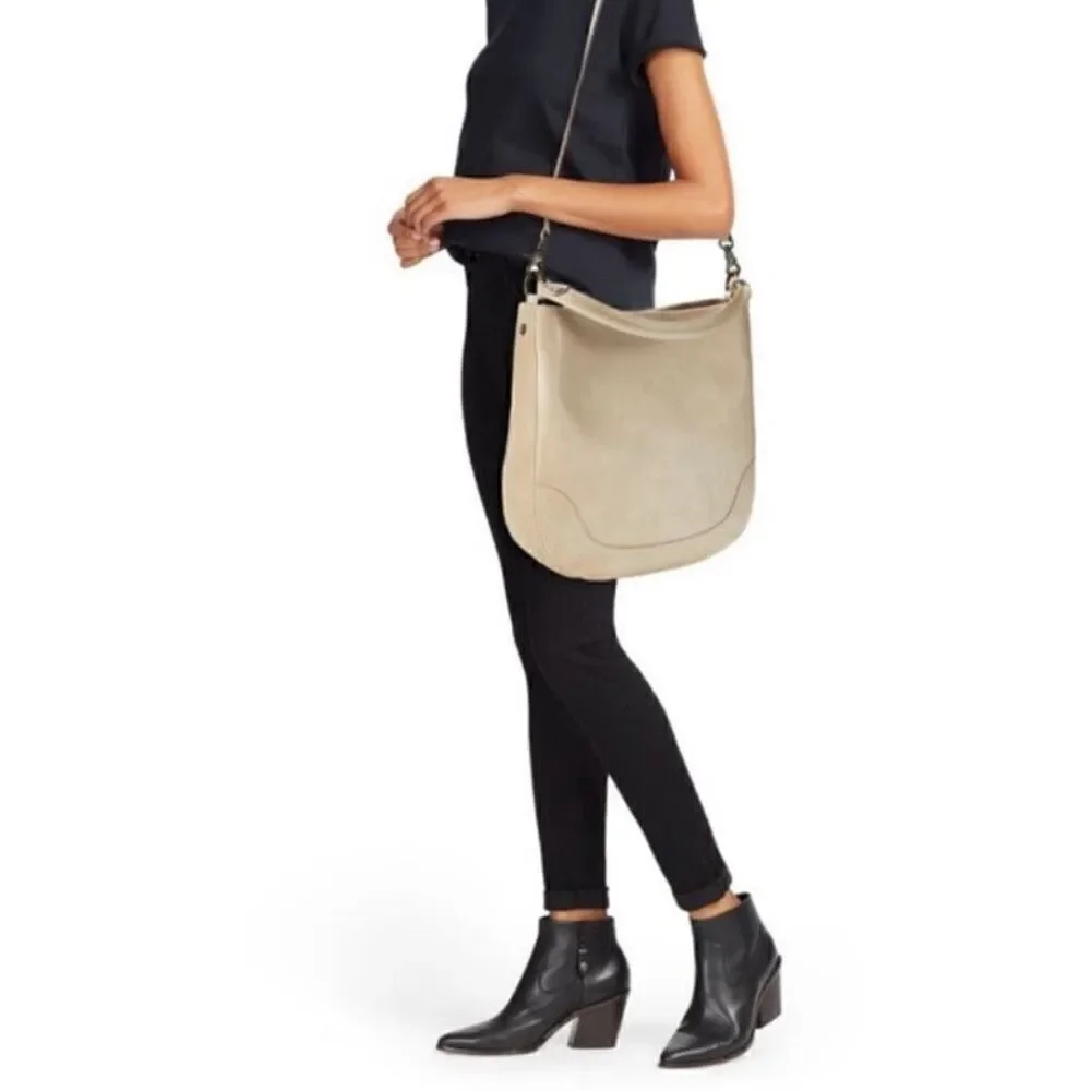 Frye Melissa Hobo Bag in Parchment